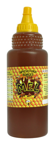 Mel De Abelha 100% Puro - Bisnaga 1kg - Florada Silvestre