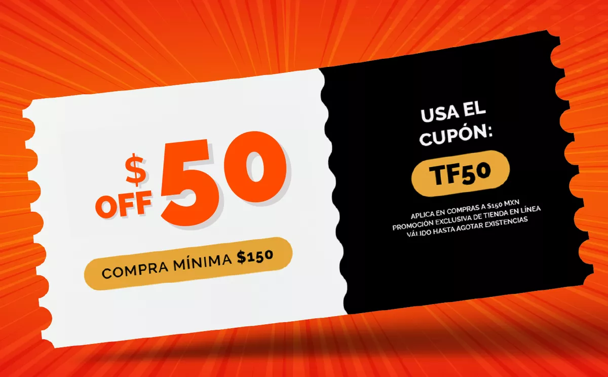 $50 OFF EN COMPRA MINIMA DE $150