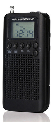 . Rádio Estéreo De Bolso Digital Am/fm Portátil Hr De 2