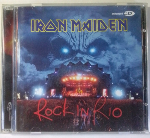 Cd Iron Maiden Rock In Rio Doble 2002