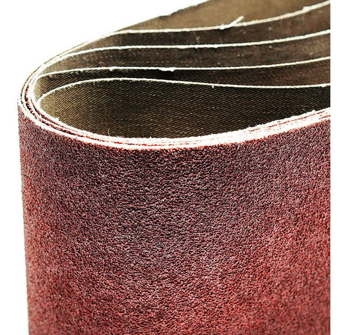 Imagen 2 de 5 de Set 5 Lijas De Banda 533mm X 75mm Grano 60 Barovo