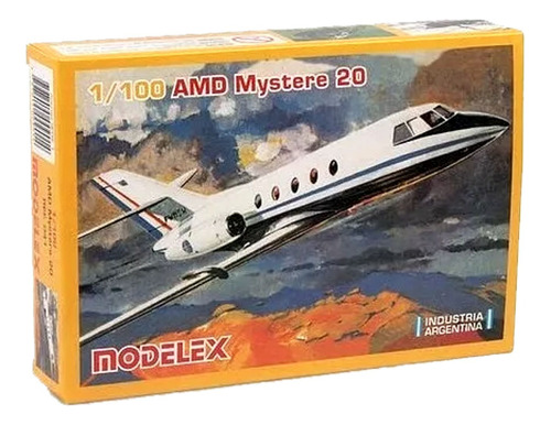 Maqueta Avion Para Armar Amd Mystere 20  1: 100 Modelex 041