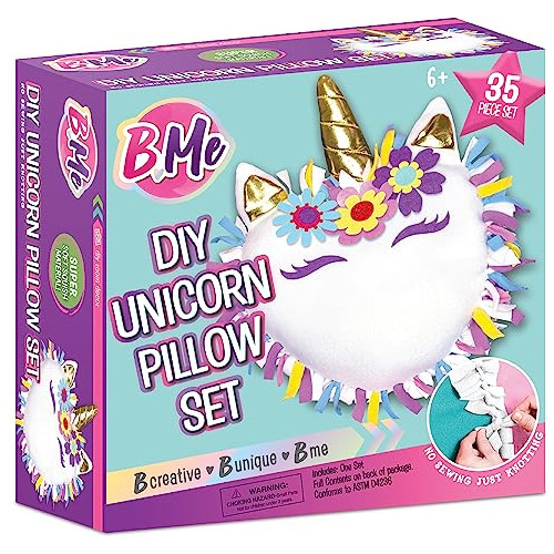 Kit De Almohada De Unicornio Diy Niñas - Almohada De U...