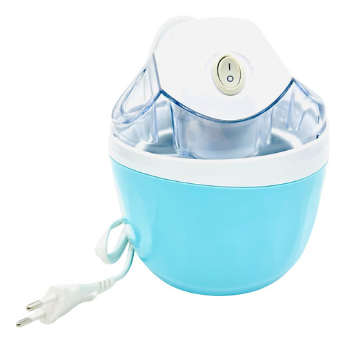 Mini Máquina De Sorvete Elétrica Caseira Automática 110/220v Cor Azul-celeste Frequência 60 Hz 127/220v