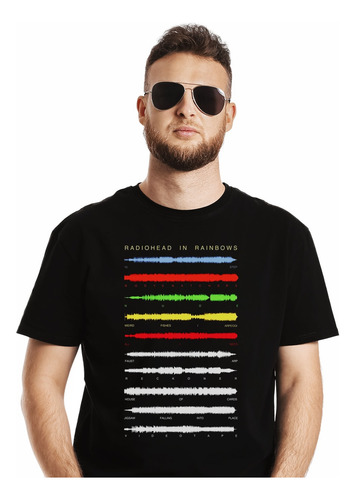 Polera Radiohead In Rainbows Waves Rock Bn Abominatron