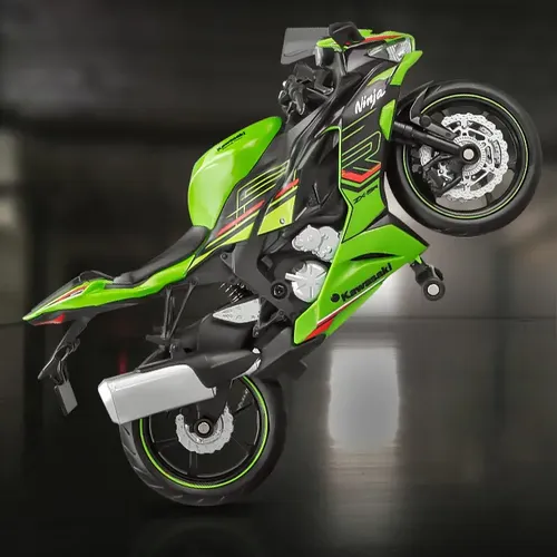 Figurinha De Motocicleta Kawasaki Ninja Zx-6r Zamac 1:12 Figurinha De Motocicleta Kawasaki Ninja Zx-6r Zamac 1:12