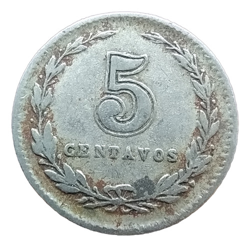 Antigua Moneda 5 Centavos Níquel Argentina 1931 Cj# 162 #3