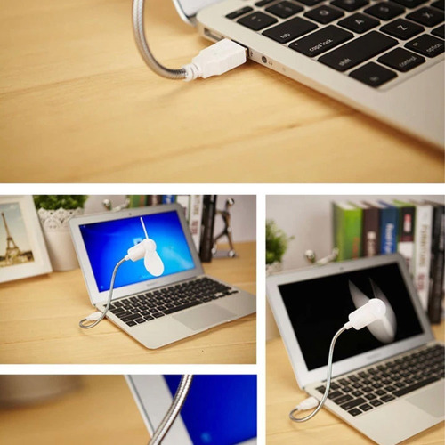 Remate Ventilador Led Usb Con Mensaje Personalizable Mayoreo