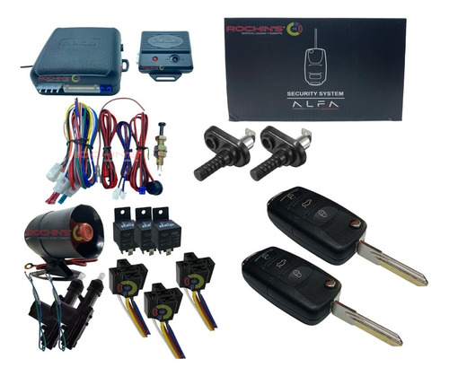 Kit Alarma Tipo Volkswagen+ 2 Botadores Seguros Electricos