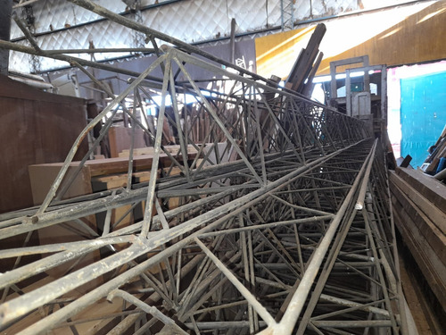 Cabriada Tinglado Galpón Parabólico 10mts (Usado)