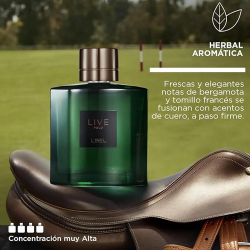 Perfume Masculino Live Polo 100ml. L'bel