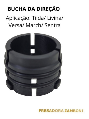 Bucha Da Caixa Direção Nissan Sentra 2007 Até 2020 - 24mm