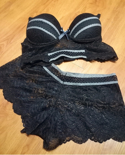 Conjunto Encaje Copa Armada C/ Culotte