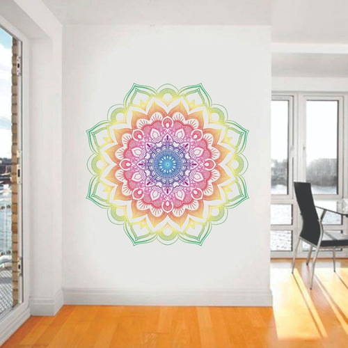 Vinilos Decorativos Mandala Mod 1 Grande - 1.3 Metros