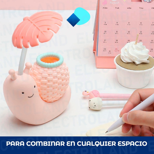Imagen 7 de 10 de Velador Led Flexible Lampara Lapicero Infantil Recargable