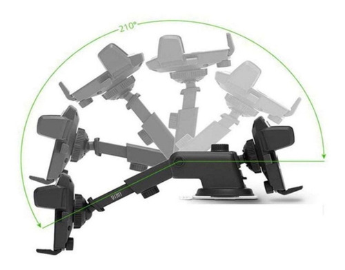Imagen 5 de 8 de Soporte Porta Celular 360º Firme Auto Escritorio Vimi