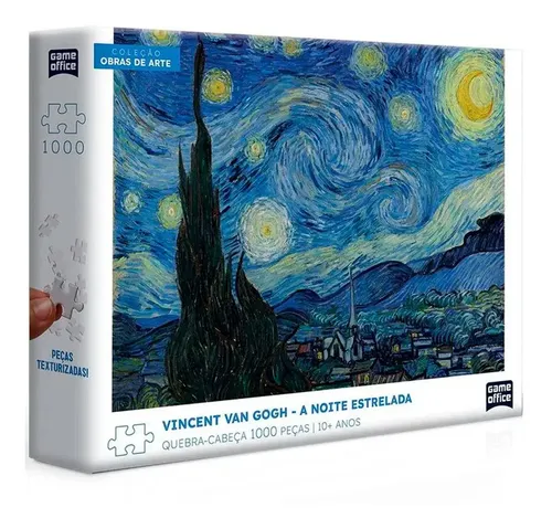 Quebra-cabeça 1000 Pçs - Vicent Van Gogh - A Noite Estrelada