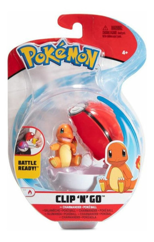 Set Pokémon Pokebola Y Figura Charmander