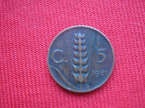 Italia 5  Centesimi 1921 