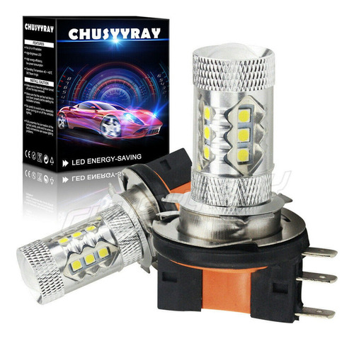 Qcd 2x Bombillas Led Xenón Blanco H15 Faro Faro Faro Faro