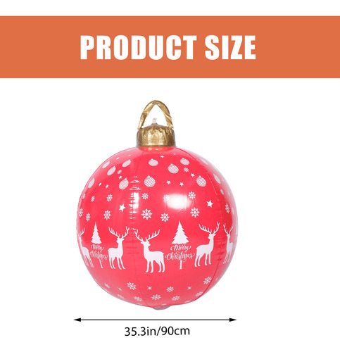 Bola De Navidad Inflable Para Decoración Exterior, Bola Gran