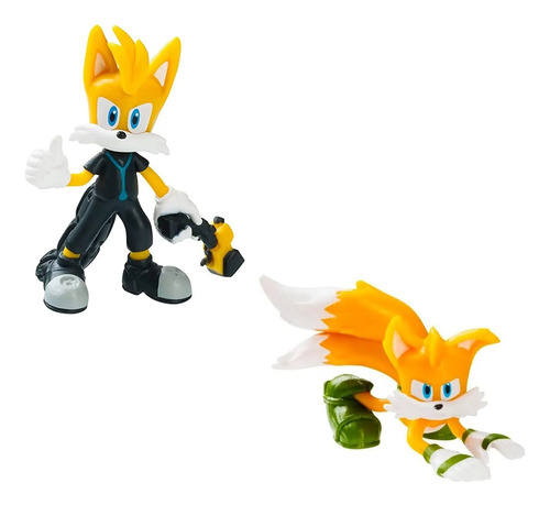 Mini Figura Sonic Llavero 6cm En Caja X1 Tails Febo