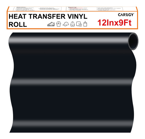 Caregy Hierro Vinilo Rollo Transferencia Calor Htv 12''x9'