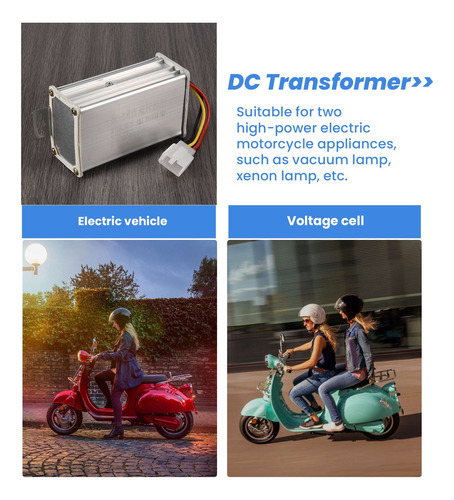 Transformador Electrónico 36v 48v 60v 72v A 12v 10a Electri-