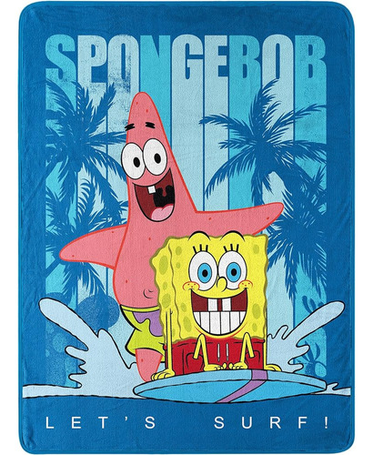 Bob Esponja Pantalones Cuadrados Deja Que El Surf Lance Mant