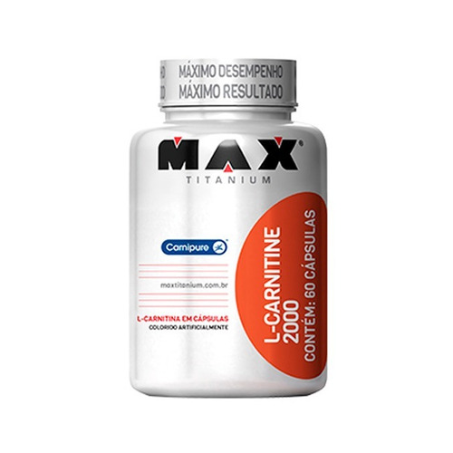 L-carnitine 2000 - 60 Cápsulas - Max Titanium
