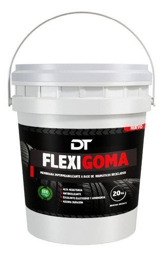 Membrana Impermeabilizante Caucho Flexigoma 20kg