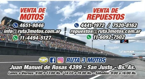 Imagen 14 de 14 de Corven Triax 250 R3 0km 2021 Financiacion Ruta 3 Motos