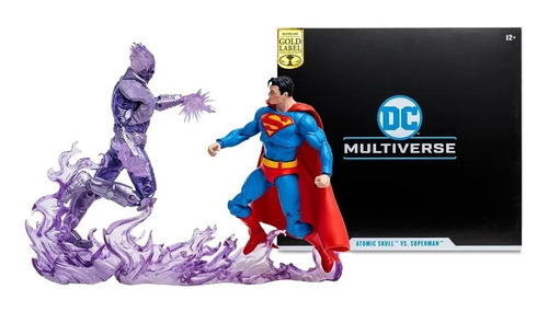 Mcfarlane Pack Dc Multiverse Set Atomic Skull Vs Superman