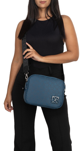 Pañalera Tote Cloe Odinali Mediano Color Azul