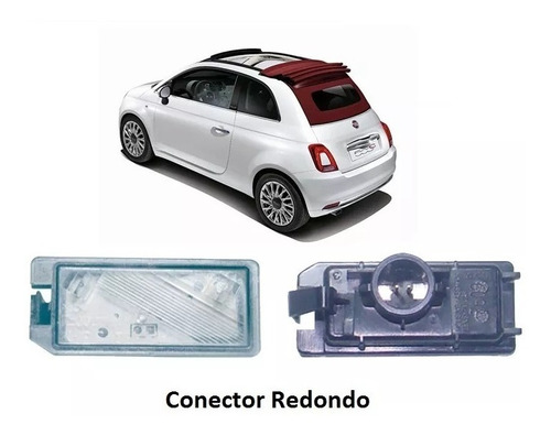 Lanterna  Placa Traseira Fiat 500 Cult 2012 Lado Esquerdo