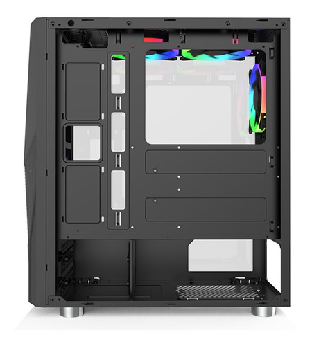 Gabinete Gamer Montech Fighter - 4 Fans, Vidro Temperado