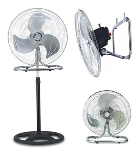 Ventilador Metálico 3 En 1 18 Pedestal + Base 2074 Vp1855