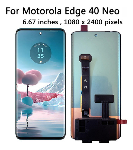 Pm Pantalla Táctil Oled Para Motorola Edge 40 Neo Xt2307-1