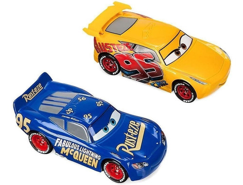 Set X2 Autos Rayo Mcqueen & Cruz Ramirez Cars (10 Cm) A2697