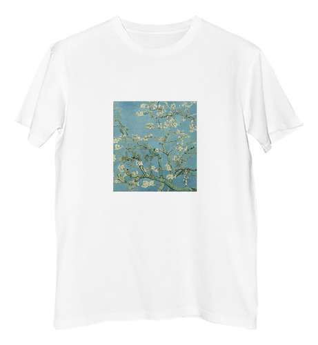 Remera Hombre Van Gogh Almond Blossom Almendro Flor
