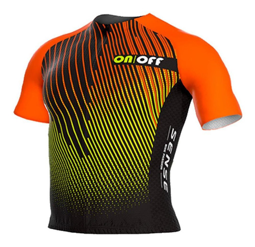 Camisa Ert Sense New Elite On Off Ciclismo Mtb Laranja 1.4