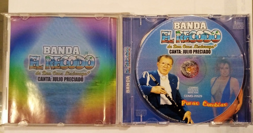 Cd La Banda Del Recodo Puras Cumbias Canta Julio Preciado (Usado)