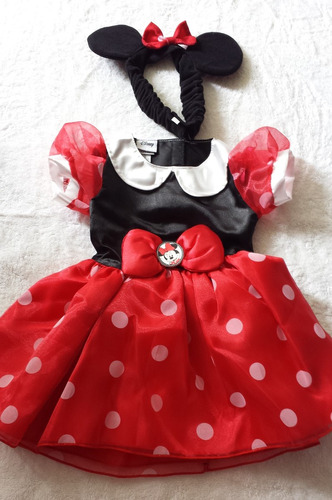Disfraz Halloween Bebe Talla 6-9 Meses - Mini Mouse Disney