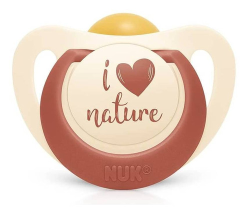 Chupeta Nuk For Nature Bico Latex 0-6 Meses Kit Com 2 Peças