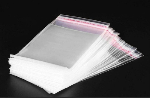 Bolsas De Celofán Autoadhesiva Con Pega Pega 3x4 P X100un
