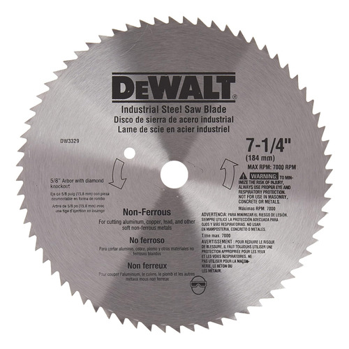 Circular Saw Blades Dewalt Dw3329 No Aplica