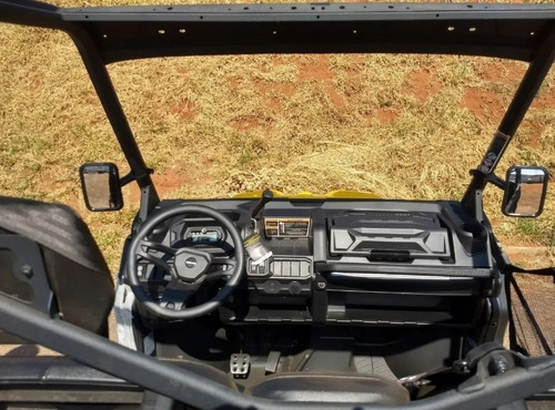 Retrovisores Convexos Retangulares Para Utv Can-am E Polaris