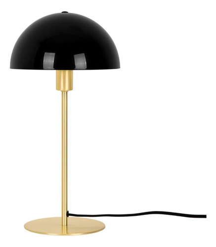 Lámpara De Mesa Ellen Negro Y Bronce E14 5w Nordlux