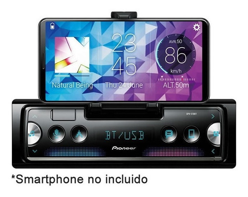Oficial Pioneer Sph-c10bt Bluetooth Usb Android Apple Smart