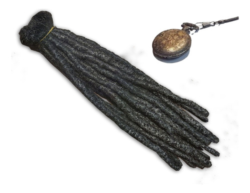 Extensiones Dreadlocks Rastas Natural Gruesas 30cm X 20unid.